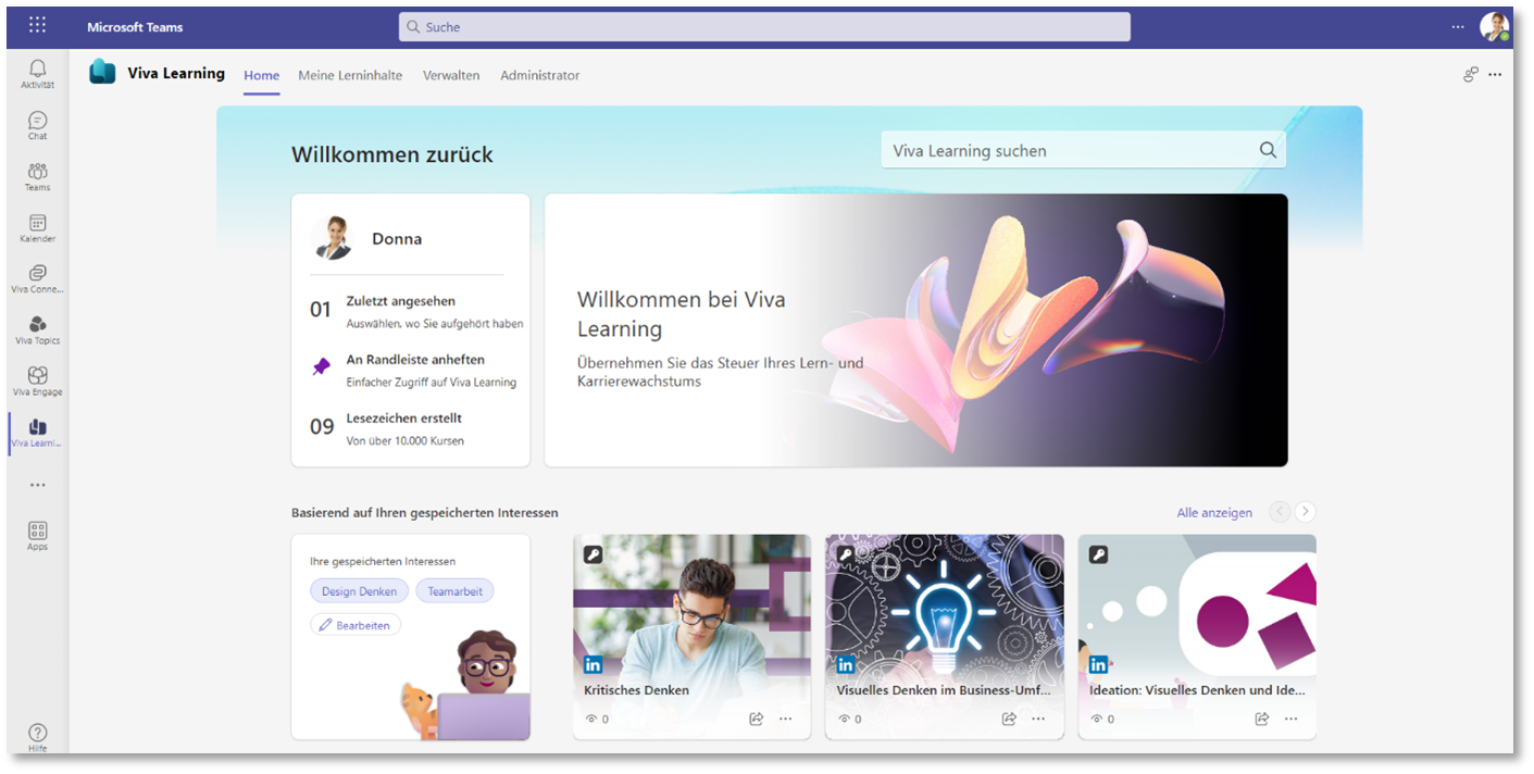 Viva Learning Start